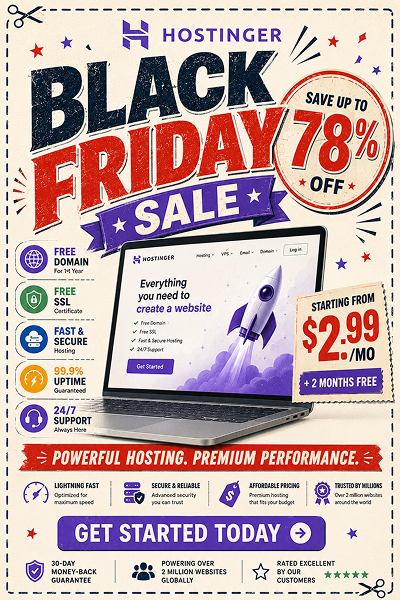 hostinger black friday sale