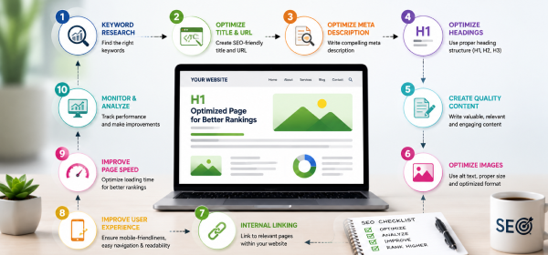 On-Page SEO optimization process