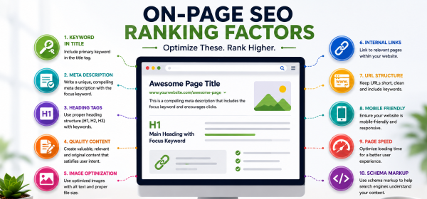 On-Page SEO ranking factors