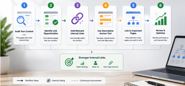 Internal Linking Best Practices workflow