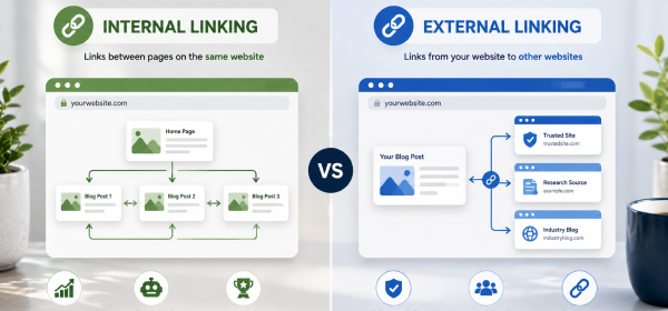 Internal linking vs external linking SEO