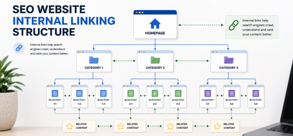 SEO website internal linking structure